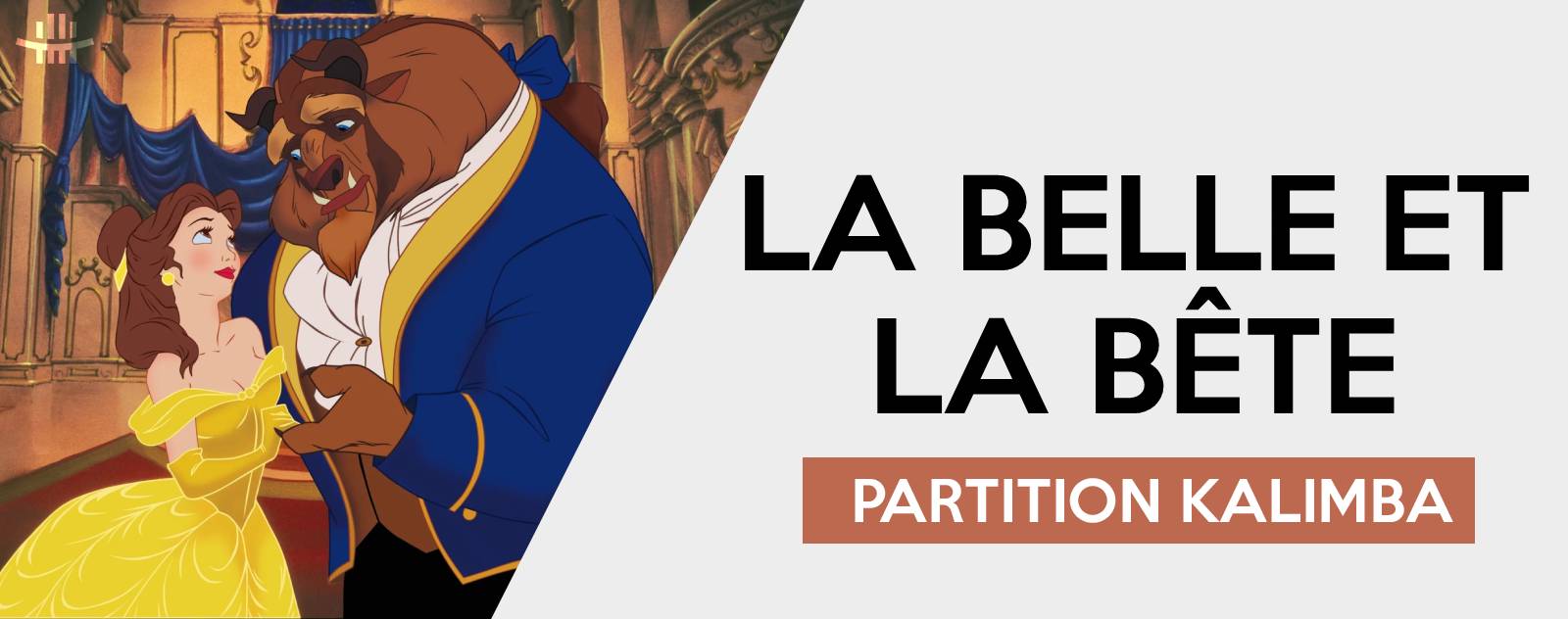 La Belle et la Bête | Partition Kalimba