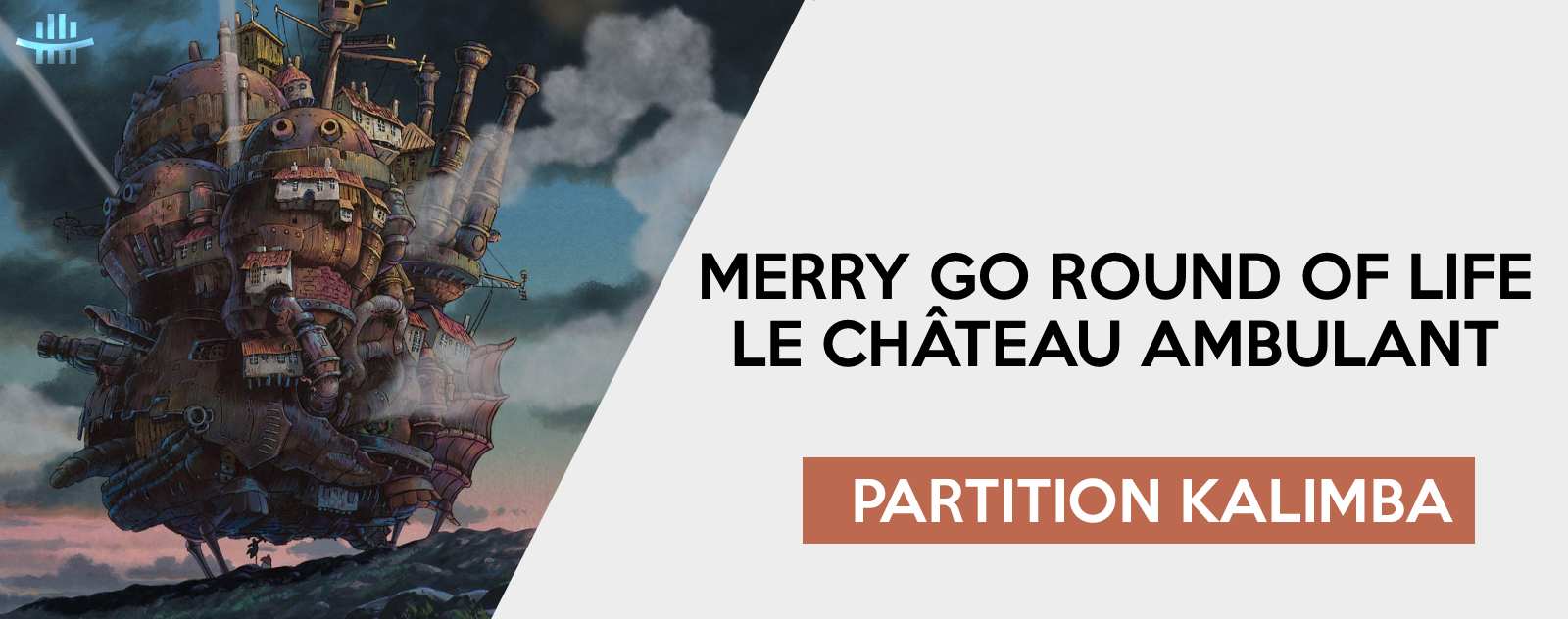 kalimba partition 17 lames le chateau ambulant Image