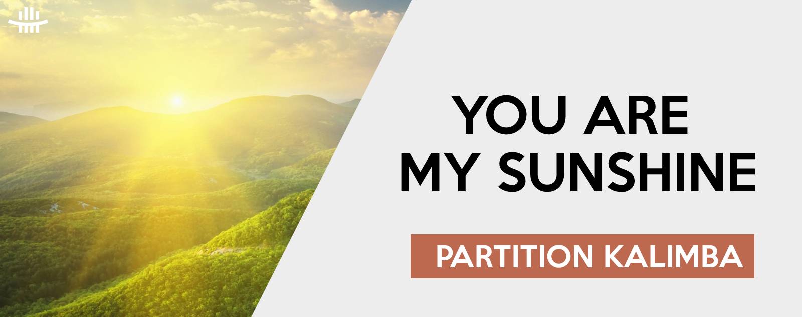 You are my sunshine | Partition kalimba